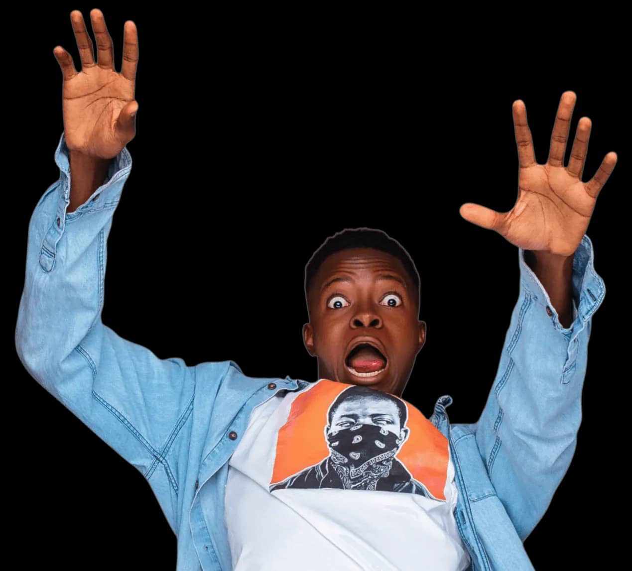 Edgar standing portrait